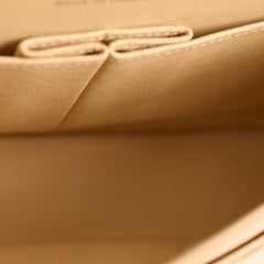 Chanel Medium/Large Double Classic Flap Beige