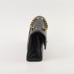 Chanel Caviar Small Classic Flap GHW Microchip