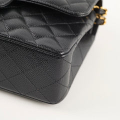 Chanel Caviar Small Classic Flap GHW Microchip