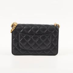 Chanel Camellia Adjusting Buckle with Gold CC Logo WOC