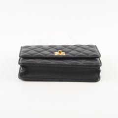 Chanel Camellia Adjusting Buckle with Gold CC Logo WOC