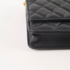 Chanel Camellia Adjusting Buckle with Gold CC Logo WOC