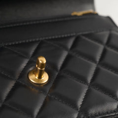 Chanel Camellia Adjusting Buckle with Gold CC Logo WOC