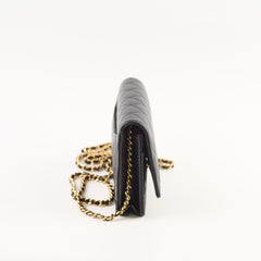 Chanel Wallet on Chain WOC Caviar Black Microchipped
