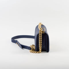 Chanel Small Boy Caviar Bag Navy 26 Series