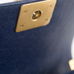 Chanel Small Boy Caviar Bag Navy 26 Series