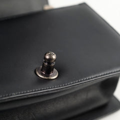 Chanel Boy Small Lambskin Black/Bronze Metallic
