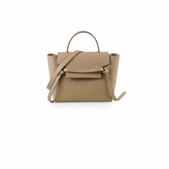Celine Nano Grained Calfskin Belt Bag Taupe