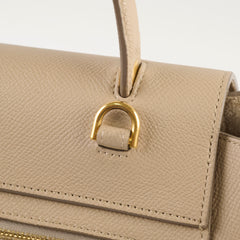Celine Nano Grained Calfskin Belt Bag Taupe
