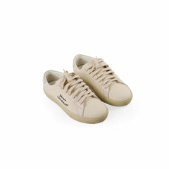 Saint Laurent Women's Court Classic Sneakers Cream 36.5