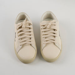 Saint Laurent Women's Court Classic Sneakers Cream 36.5