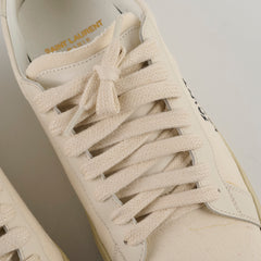 Saint Laurent Women's Court Classic Sneakers Cream 36.5