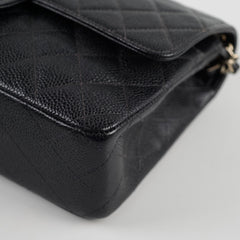 Chanel Vintage Caviar Medium/Large Double Classic Flap