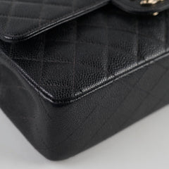 Chanel Vintage Caviar Medium/Large Double Classic Flap