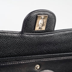 Chanel Vintage Caviar Medium/Large Double Classic Flap