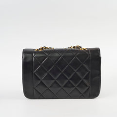 Chanel Lambskin Vintage Diana Bag Black