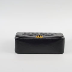 Chanel Lambskin Vintage Diana Bag Black