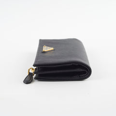 Prada Saffiano Wallet Black
