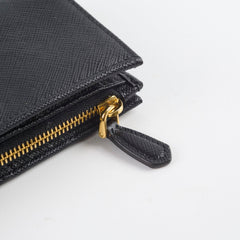 Prada Saffiano Wallet Black