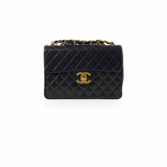Chanel Vintage 24k Lambskin Jumbo XL Flap