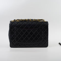 Chanel Vintage 24k Lambskin Jumbo XL Flap