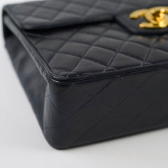 Chanel Vintage 24k Lambskin Jumbo XL Flap