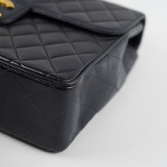Chanel Vintage 24k Lambskin Jumbo XL Flap