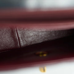 Chanel Vintage 24k Lambskin Jumbo XL Flap