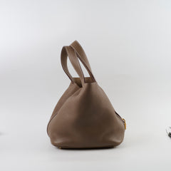 Hermes Picotin 22 Clemence Etoupe C Stamp