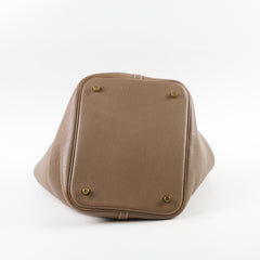 Hermes Picotin 22 Clemence Etoupe C Stamp