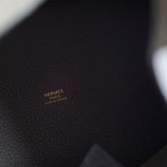 Hermes Picotin 22 Clemence Etoupe C Stamp