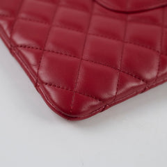 Chanel Lambskin Large O-Case Red Series 22