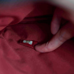 Chanel Lambskin Large O-Case Red Series 22