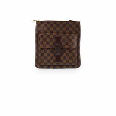 Louis Vuitton Pochette Melville Crossbody Bag Damier Ebene