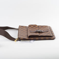 Louis Vuitton Pochette Melville Crossbody Bag Damier Ebene