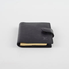 Louis Vuitton Mini Epi Notebook Cover Black