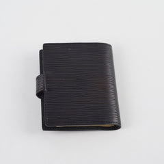 Louis Vuitton Mini Epi Notebook Cover Black