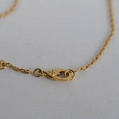 Van Cleef & Arpels Vintage Alhambra Mother of Pearl MOP Necklace Yellow Gold