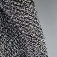 Chanel Tweed Long Jacket Grey Size 38