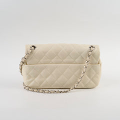 Chanel Caviar Easy Flap White Series 20