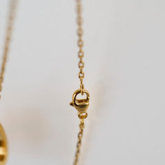 Hermes Pop H Necklace Light Pink
