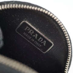 Prada Logo Coin Purse Black
