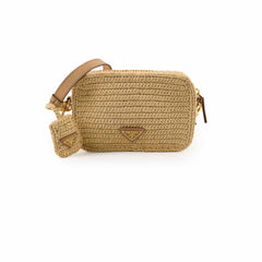 Prada Crochet Brique Bag Beige