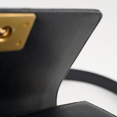 Chanel Small Boy Caviar Black Microchipped