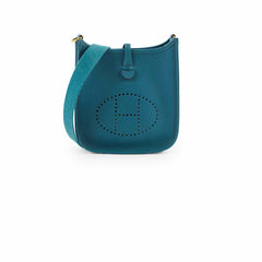 Hermes Mini Evelyn Vert Bosphore D Stamp
