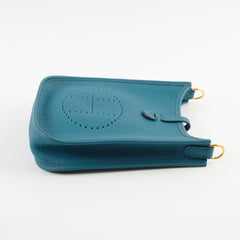 Hermes Mini Evelyn Vert Bosphore D Stamp