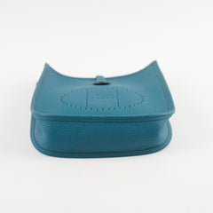 Hermes Mini Evelyn Vert Bosphore D Stamp