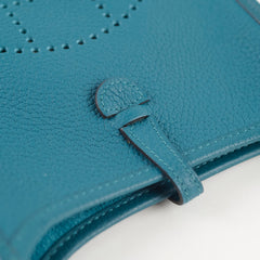 Hermes Mini Evelyn Vert Bosphore D Stamp