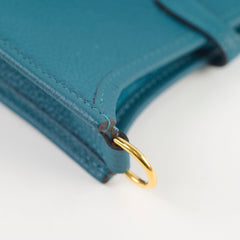 Hermes Mini Evelyn Vert Bosphore D Stamp