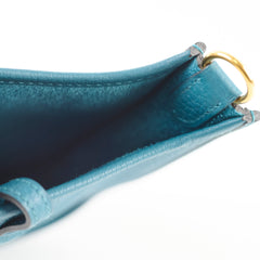 Hermes Mini Evelyn Vert Bosphore D Stamp